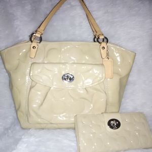 Coach Purse Wallet Matching Set